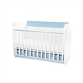 Bed DREAM NEW 60x120 white+baby blue